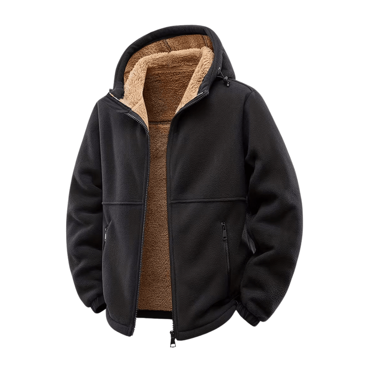 Drune | Winterjacke für Herren, mit Kapuze, Fleece gefüttert - Winter