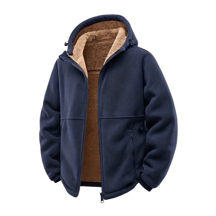 Drune | Winterjacke für Herren, mit Kapuze, Fleece gefüttert - Winter