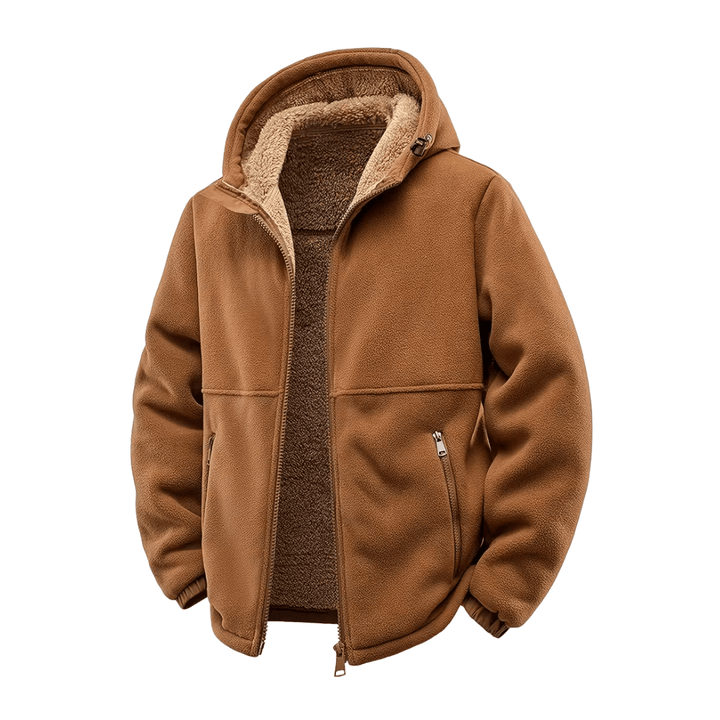 Drune | Winterjacke für Herren, mit Kapuze, Fleece gefüttert - Winter
