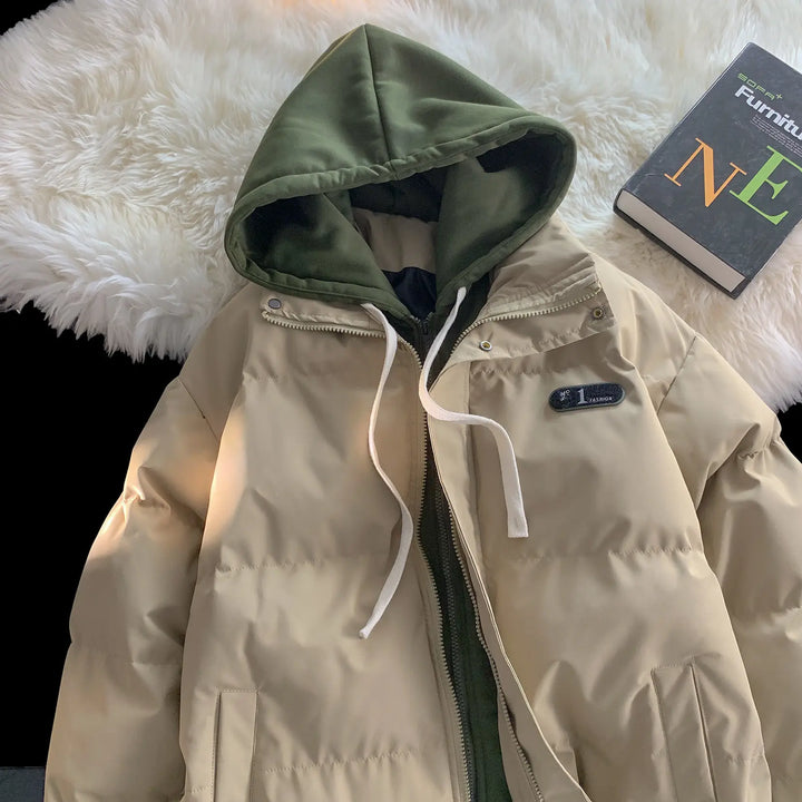 Drune | Mantel Unisex mit Kapuze