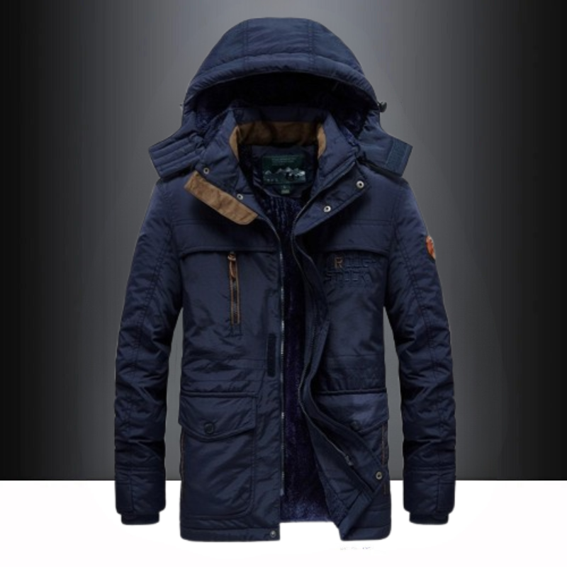 Drune | Winter Parka Jacke für Herren - Wasserabweisend, verstellbare Kapuze