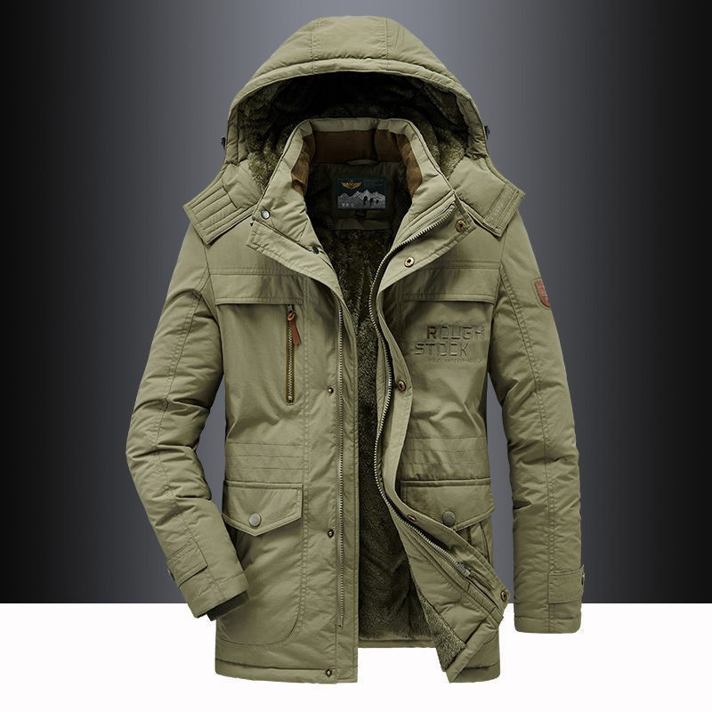 Drune | Winter Parka Jacke für Herren - Wasserabweisend, verstellbare Kapuze