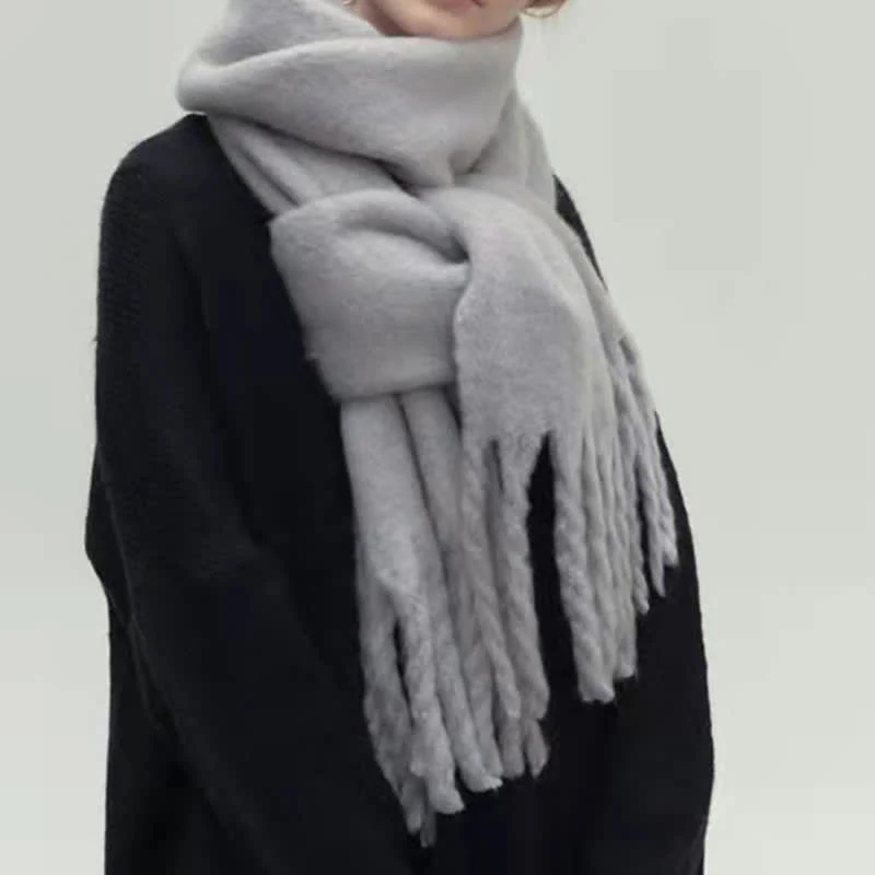 Drune | Winter Schal für Frauen - Gestricktes Klassisches Design