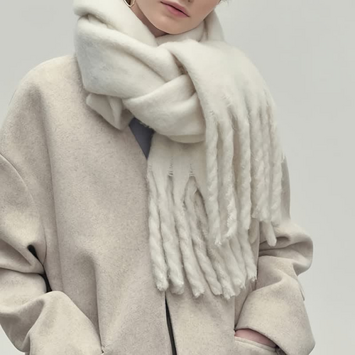 Drune | Winter Schal für Frauen - Gestricktes Klassisches Design