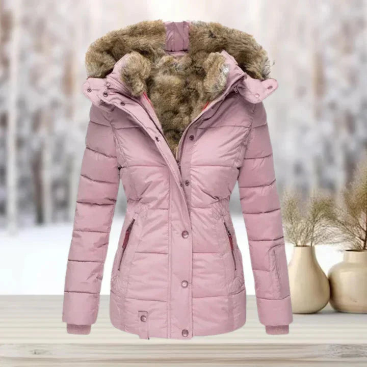 Drune | Pelz | Kapuze | Pufferjacke | Damenjacke