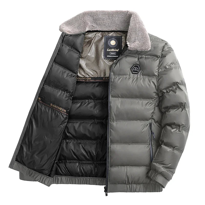 Drune | Herren – Warmer Parka mit Umlegekragen
