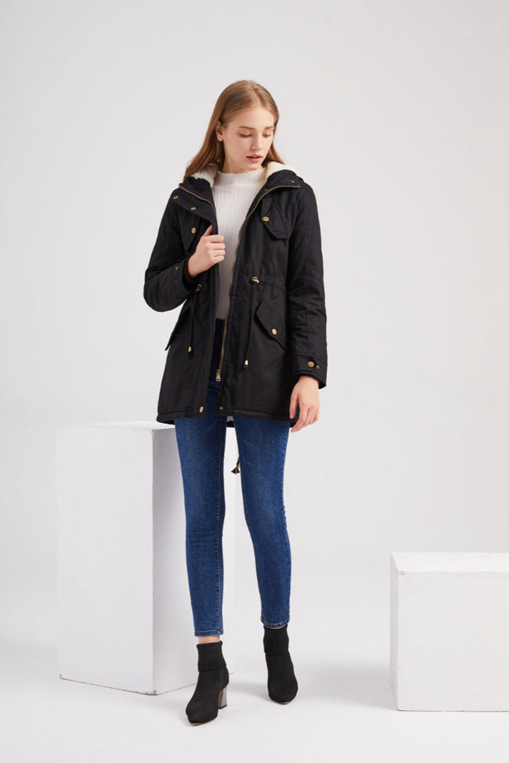 Drune | Winterjacke mit Kordelzug für Damen
