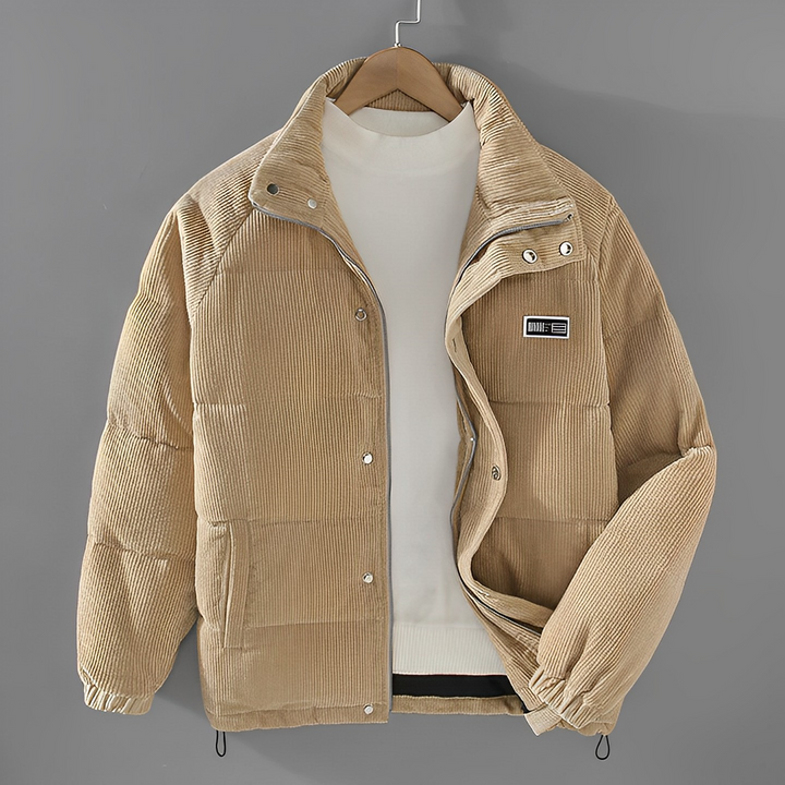 Drune | Corduroy Reißverschluss Pufferjacke
