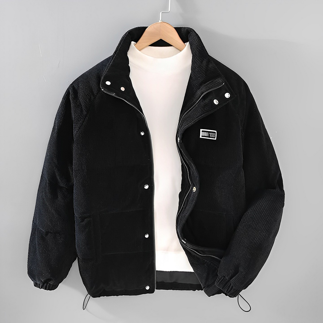 Drune | Corduroy Reißverschluss Pufferjacke