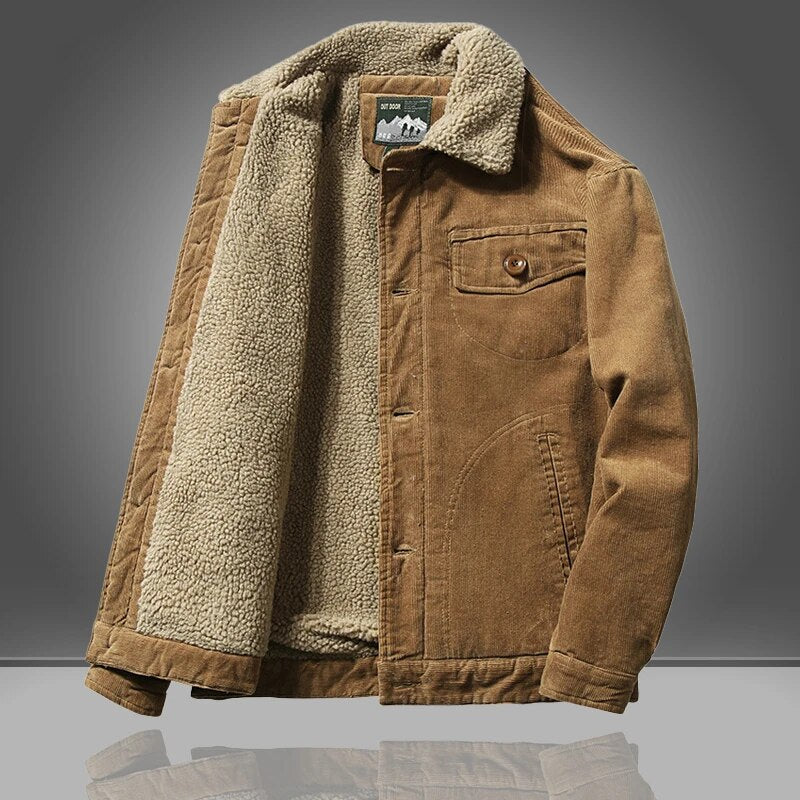 Drune | Sherpa Cordjacke