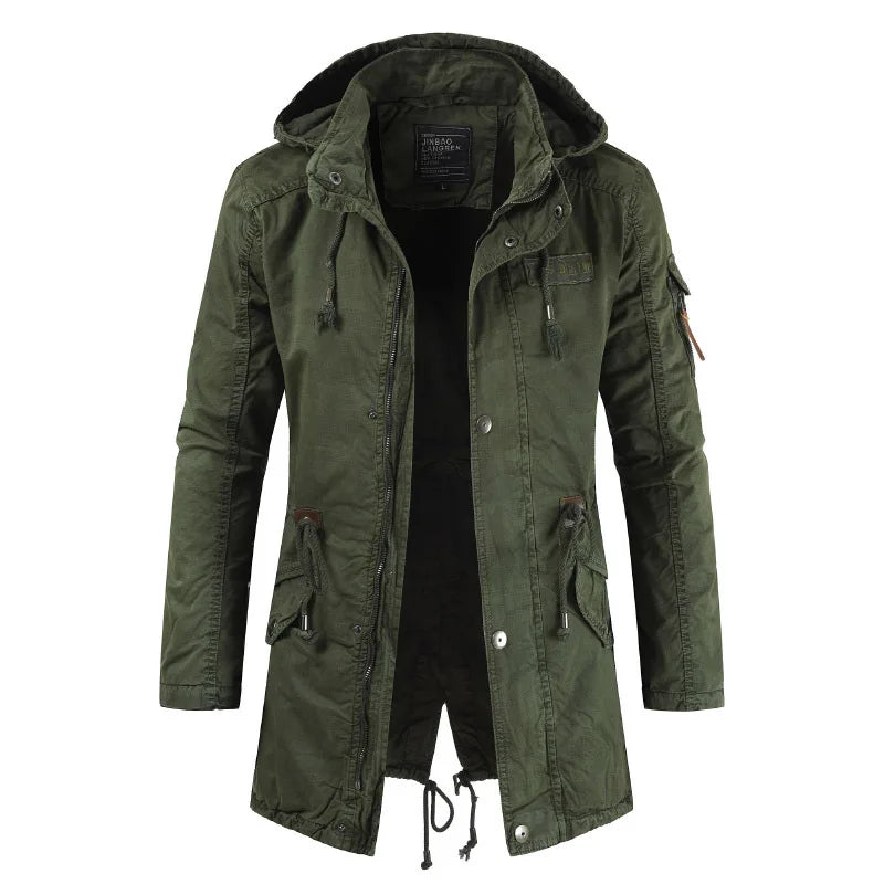 Drune | Herren Parka Fleece - Bequemer Windbreaker
