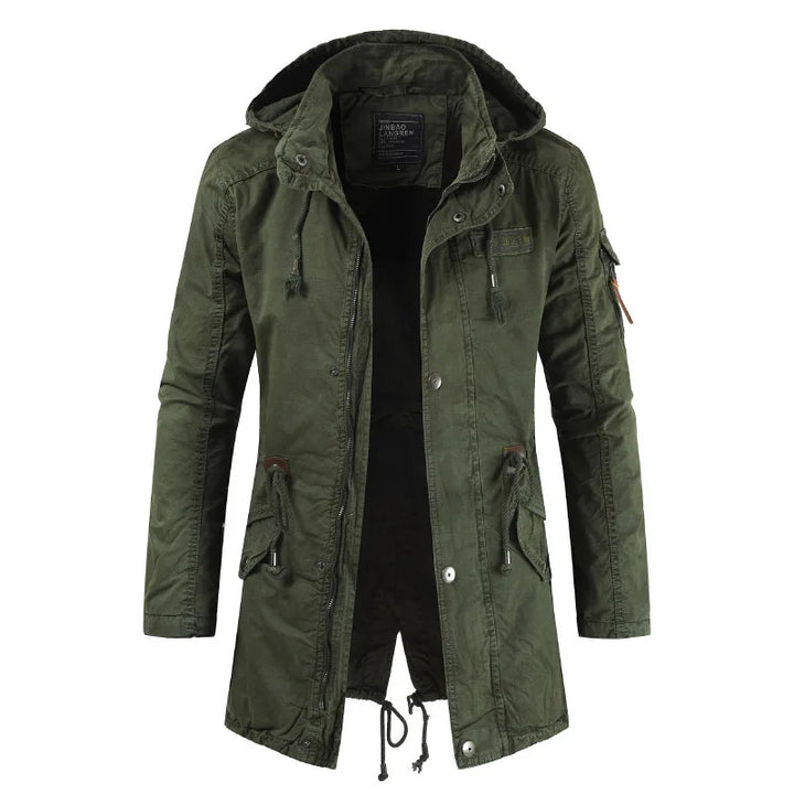 Drune | Herren Parka Fleece - Bequemer Windbreaker