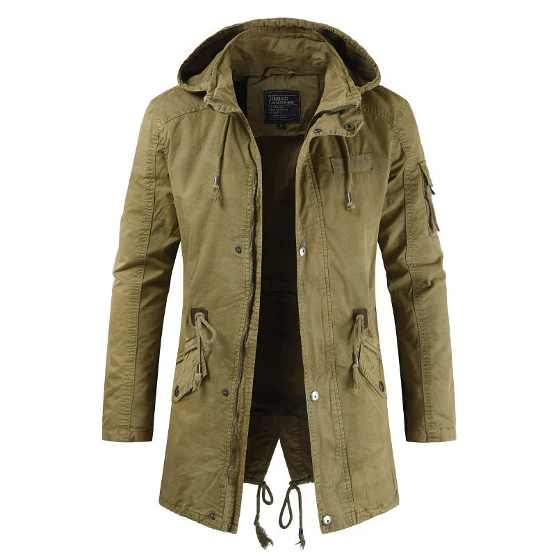 Drune | Herren Parka Fleece - Bequemer Windbreaker