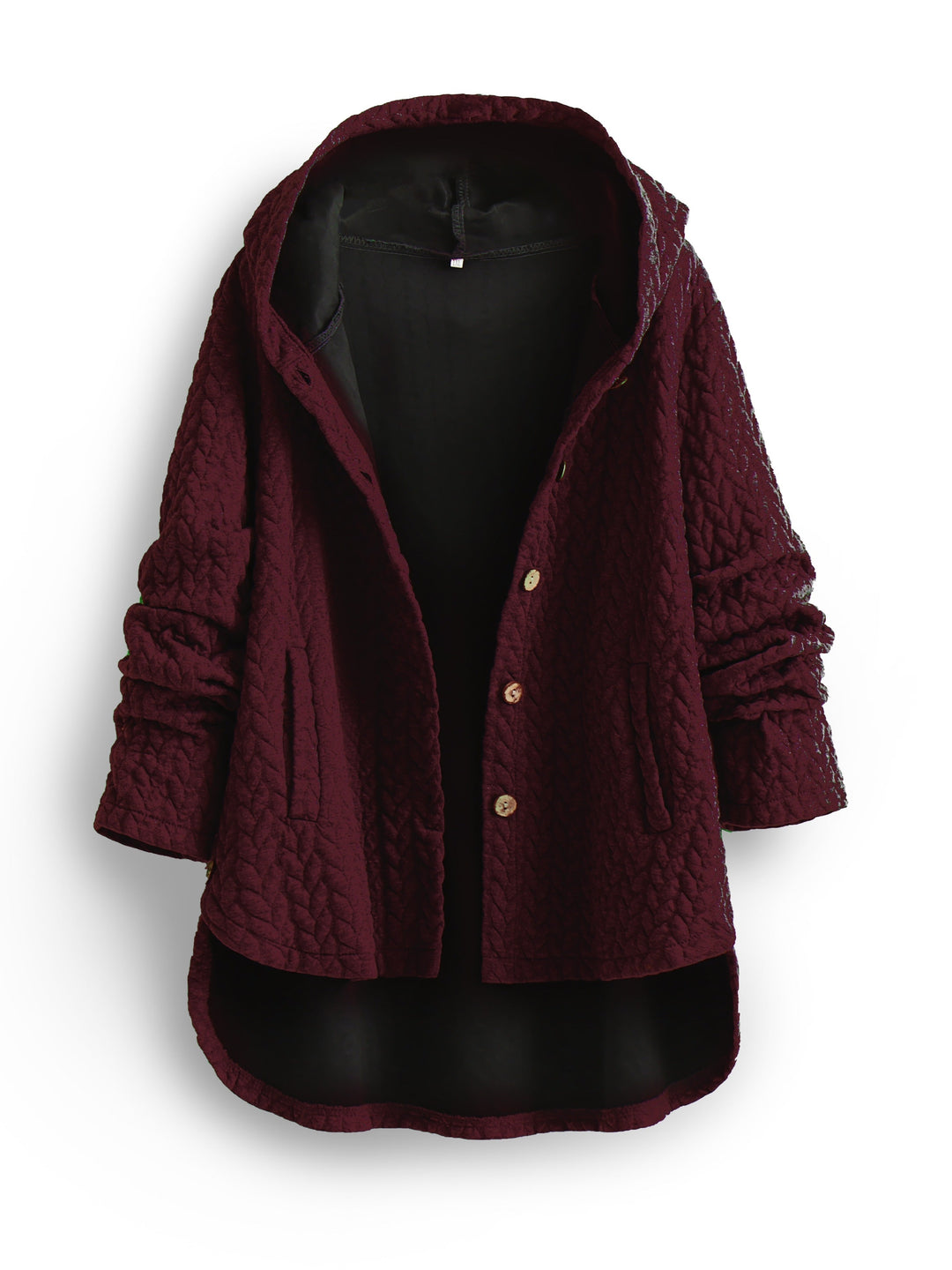 Drune - Frauen Kapuze Loose Fit - Übergroße Winterjacke