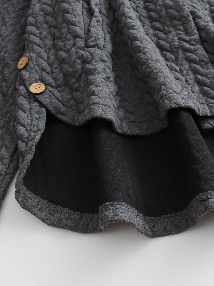 Drune - Frauen Kapuze Loose Fit - Übergroße Winterjacke