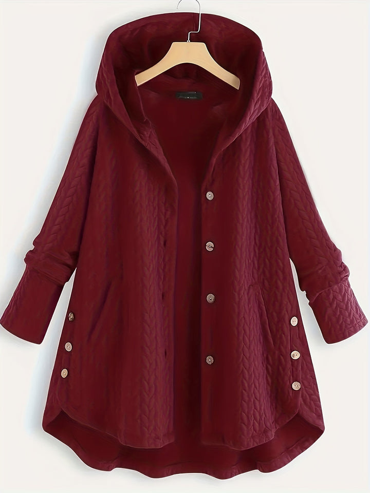 Drune - Frauen Kapuze Loose Fit - Übergroße Winterjacke