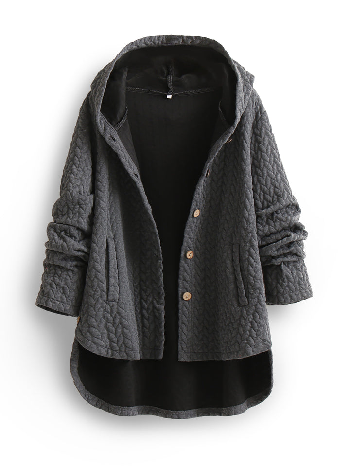 Drune - Frauen Kapuze Loose Fit - Übergroße Winterjacke