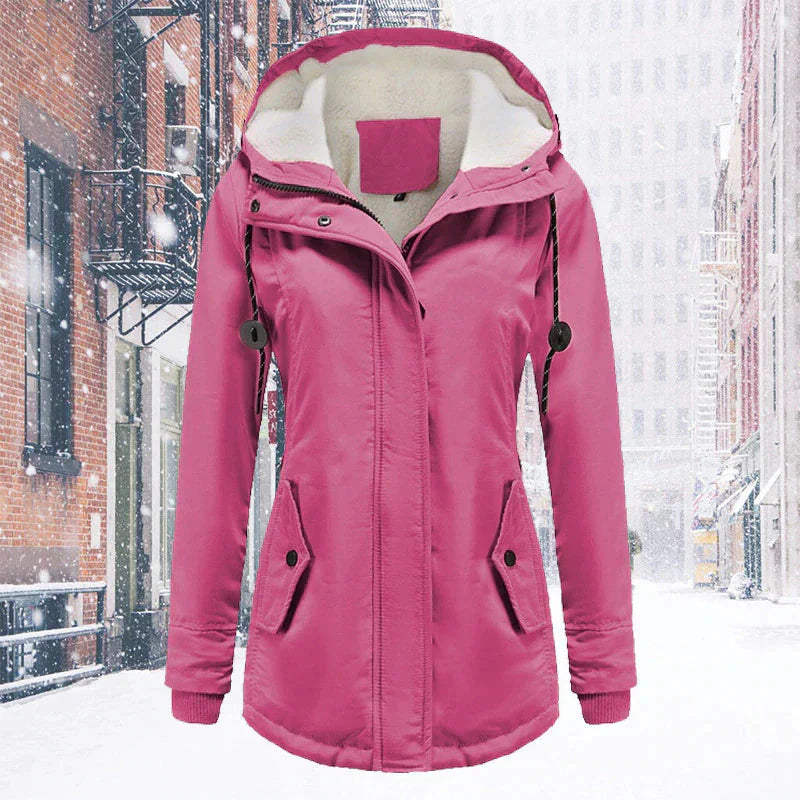 Drune | Kapuze | Reißverschluss | Winterjacke | Damenjacke