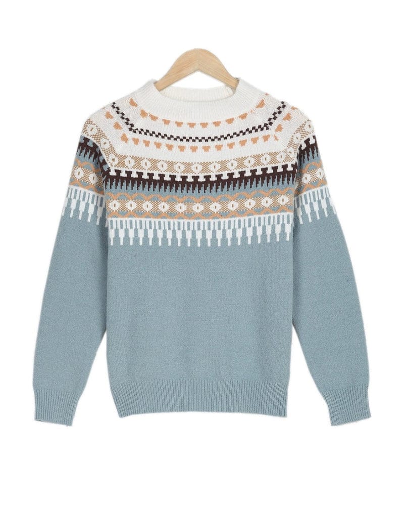 Drune | Damen Winterpullover mit Muster
