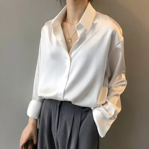Drune | Luxe Schicke Bluse Aus Seide