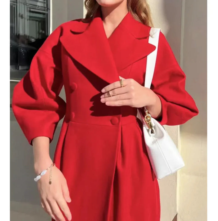 Drune | Lange Jacke Klassischer Schnitt Zeitloser Stil