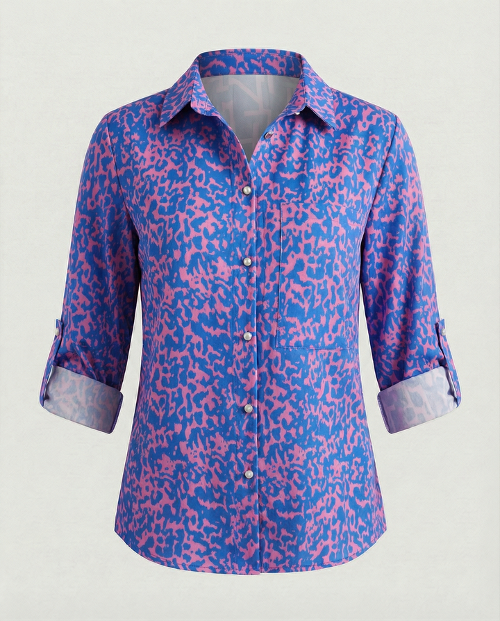 Drune | Bluse mit Umlegekragen