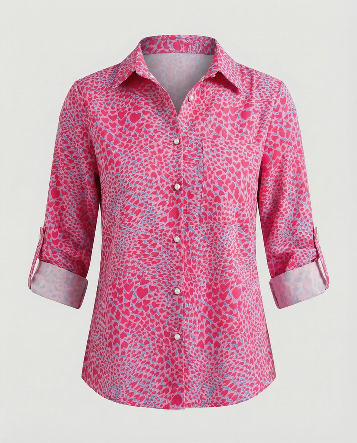 Drune | Bluse mit Umlegekragen