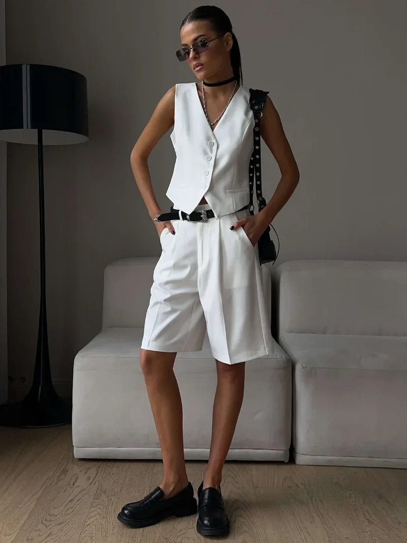 Drune | Sommer-Weste und Shorts Set