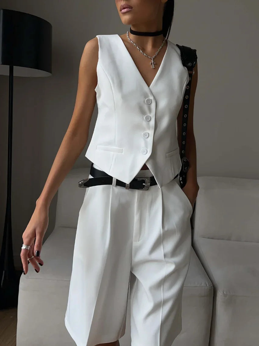 Drune | Sommer-Weste und Shorts Set