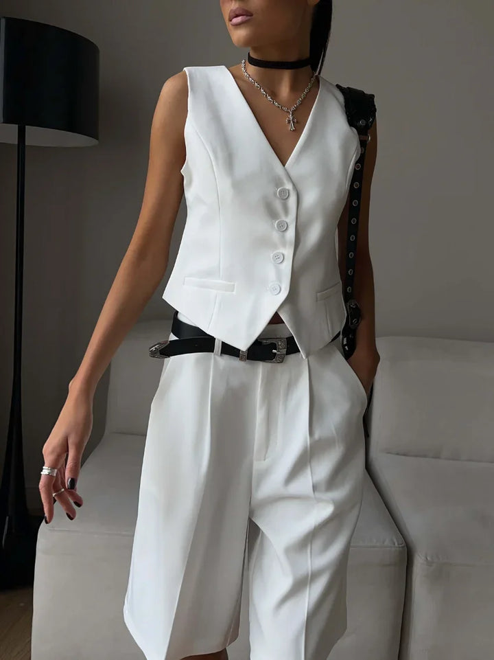 Drune | Sommer-Weste und Shorts Set