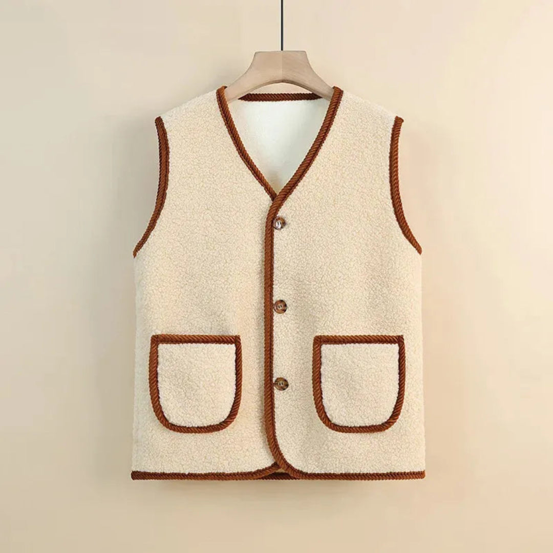 Drune | Wollblende Sherpa-Weste Damen