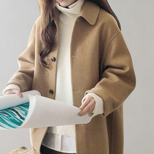 Drune | Wolltrenchcoat mit Lockerer Passform für Damen