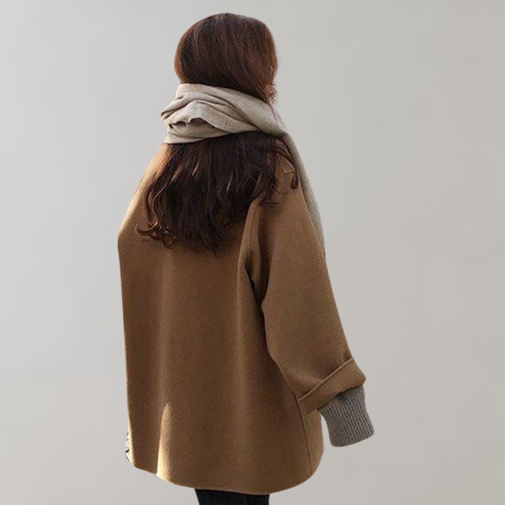 Drune | Wolltrenchcoat mit Lockerer Passform für Damen