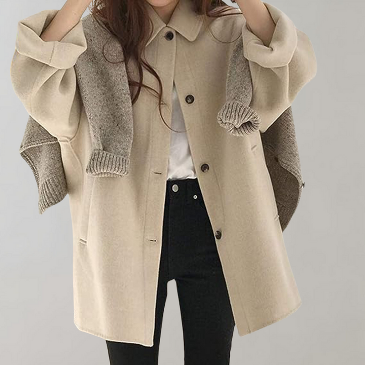 Drune | Wolltrenchcoat mit Lockerer Passform für Damen