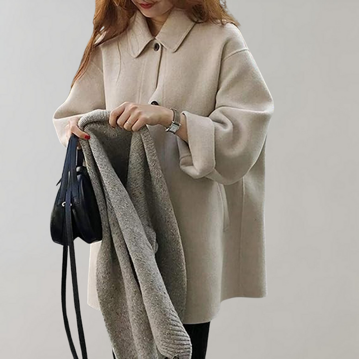 Drune | Wolltrenchcoat mit Lockerer Passform für Damen