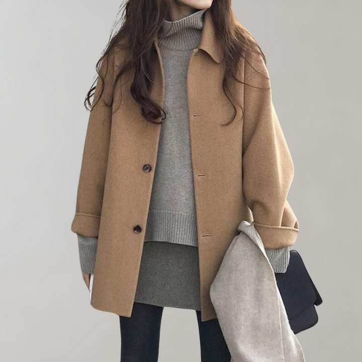 Drune | Wolltrenchcoat mit Lockerer Passform für Damen