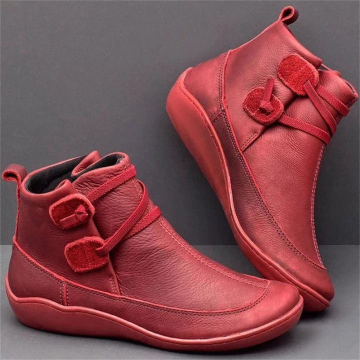 Drune | und warme damenstiefel aus leder