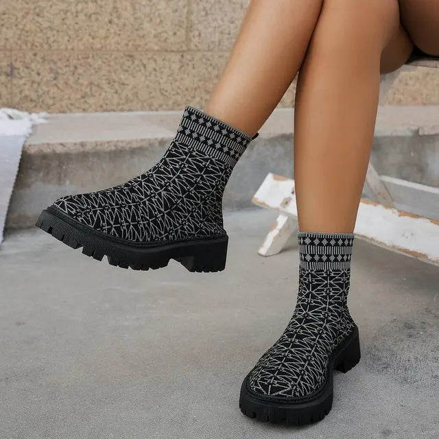 Drune | klobige stiefeletten für damen