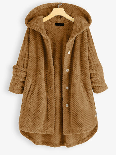 Drune | Kapuzenkarte - gemütliche Damen Winterjacke