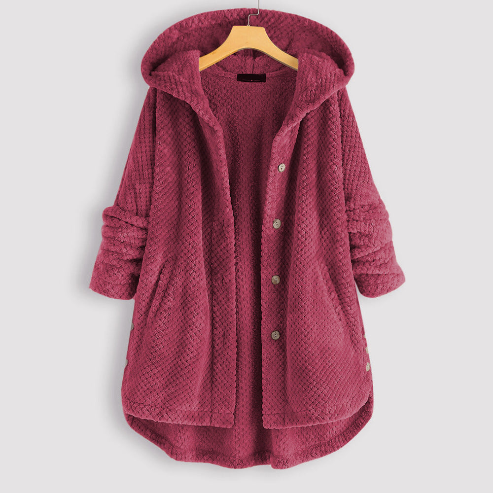 Drune | Winter wendbare Fleece Kapuzenjacke