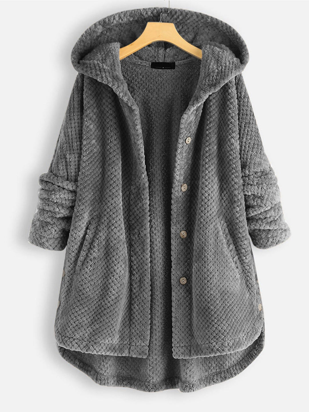 Drune | Kapuzenkarte - gemütliche Damen Winterjacke