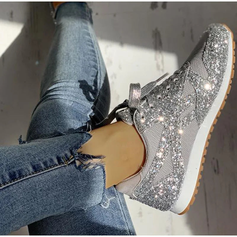 Drune | Sportschuhe mit Pailletten In Glitzer