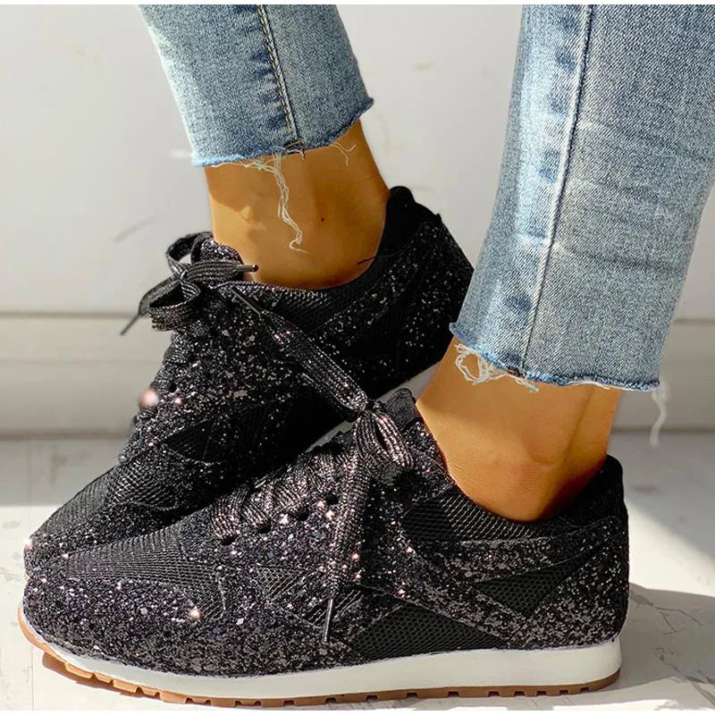 Drune | Sportschuhe mit Pailletten In Glitzer