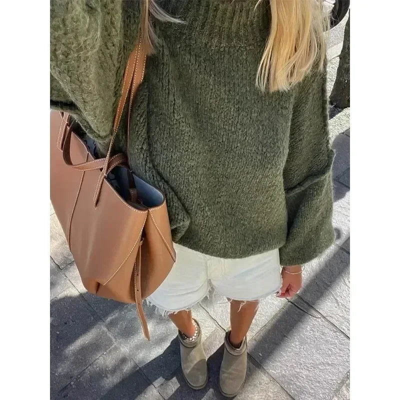 Drune | Bequemer Gestrickter Schicker Pullover
