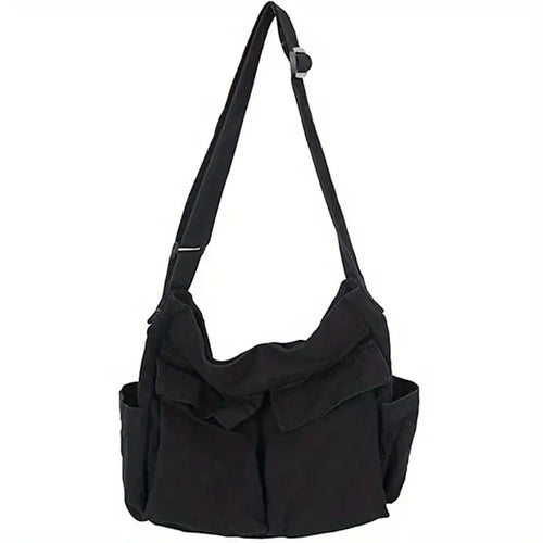 Drune – Damen-Umhängetasche im Vintage-Stil aus Canvas