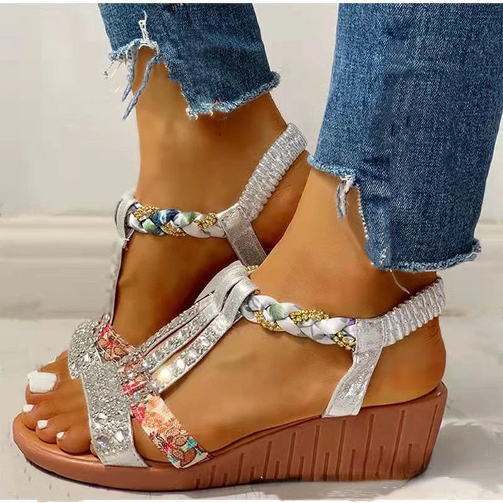 Drune - Orthopädische Damen-Keilsandalen