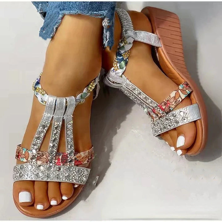 Drune - Orthopädische Damen-Keilsandalen