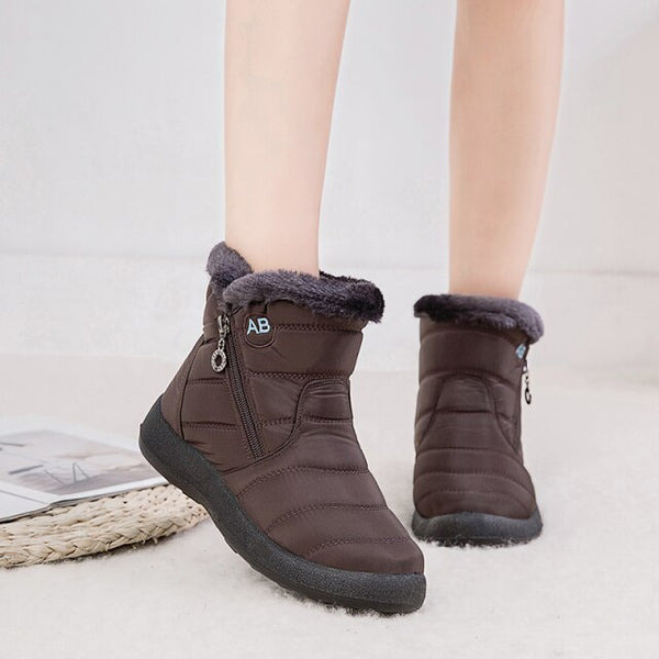 Drune | Damen Gemütliche Winter Wasserdichte Anti-Rutsch Stiefel