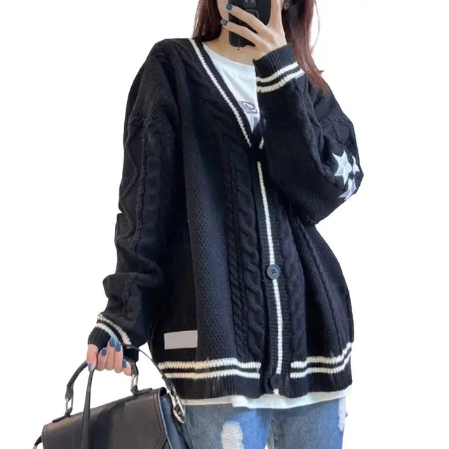 Drune | Lässige und Bequeme Strickjacke