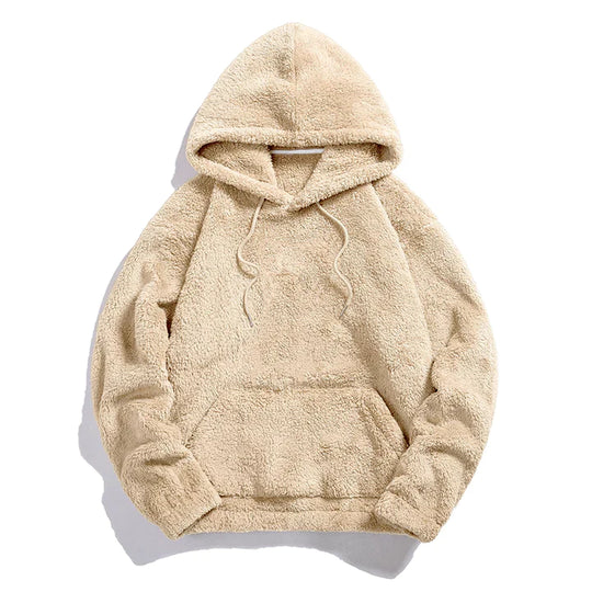 Drune | Kapuzen-Sherpa-Pullover Ultra-weiches Fleece-Hoodie für kaltes Wetter